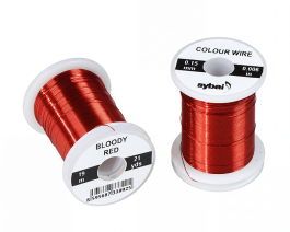 Colour Wire, 0.15 mm, Bloody Red